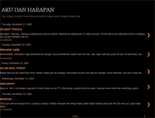 Tablet Screenshot of akudanharapan.blogspot.com