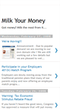Mobile Screenshot of milkyourmoney.blogspot.com