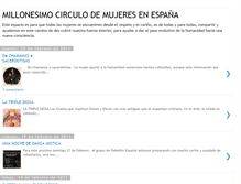 Tablet Screenshot of millonesimocirculodemujeres.blogspot.com