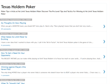 Tablet Screenshot of poker666.blogspot.com