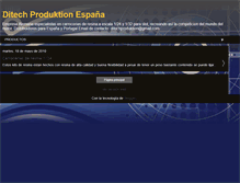 Tablet Screenshot of ditechproduktionspain.blogspot.com