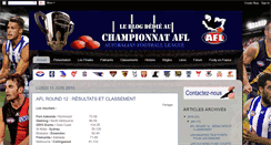 Desktop Screenshot of footballaustralien.blogspot.com