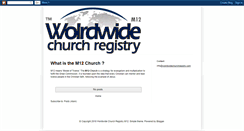 Desktop Screenshot of m12church.blogspot.com