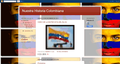 Desktop Screenshot of nuestra-historia-colombiana.blogspot.com