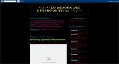 Desktop Screenshot of lo-mejordelgenero-musical.blogspot.com