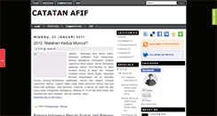 Desktop Screenshot of afifdzakiz.blogspot.com