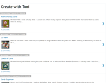 Tablet Screenshot of createwithtoni.blogspot.com