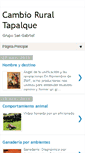 Mobile Screenshot of cambioruraltapalque.blogspot.com