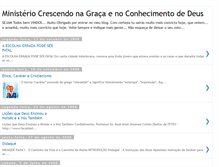 Tablet Screenshot of crescendonagracaenoconhecimento.blogspot.com