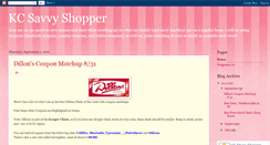 Desktop Screenshot of kcsavvyshopper.blogspot.com