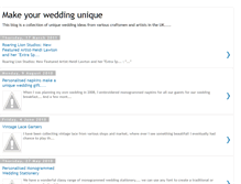Tablet Screenshot of makeyourweddingunique.blogspot.com