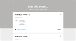 Desktop Screenshot of masinfosobre.blogspot.com