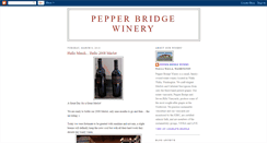 Desktop Screenshot of pepperbridge.blogspot.com