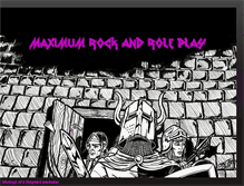 Tablet Screenshot of maximumrockroleplaying.blogspot.com