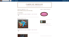 Desktop Screenshot of cakesbyshelley.blogspot.com