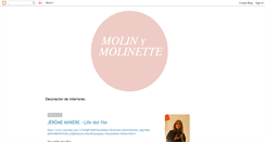 Desktop Screenshot of molinymolinette.blogspot.com