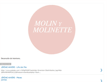 Tablet Screenshot of molinymolinette.blogspot.com