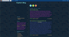 Desktop Screenshot of chio-sophia.blogspot.com