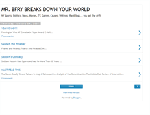 Tablet Screenshot of mrbfry.blogspot.com