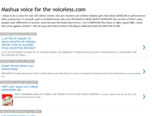 Tablet Screenshot of mashuavoiceforthevoiceless.blogspot.com