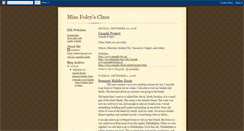 Desktop Screenshot of missfoleysenglishclass.blogspot.com