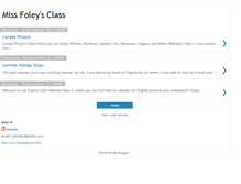 Tablet Screenshot of missfoleysenglishclass.blogspot.com