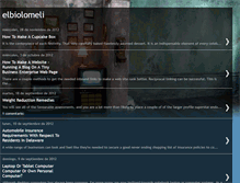 Tablet Screenshot of elbiolomeli.blogspot.com