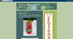 Desktop Screenshot of handmade-bijuteriidecoratiuni.blogspot.com