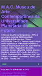 Mobile Screenshot of museudeartes-universidadeplanetaria.blogspot.com