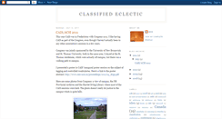 Desktop Screenshot of classifiedeclectic.blogspot.com