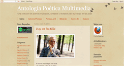 Desktop Screenshot of antologiapoeticamultimedia.blogspot.com