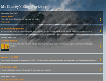 Tablet Screenshot of mrcheneyblogworkshop.blogspot.com