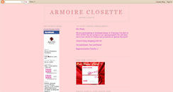 Desktop Screenshot of mysecretarmoire.blogspot.com