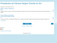 Tablet Screenshot of presidentesdacamaravgs.blogspot.com