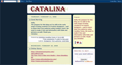 Desktop Screenshot of catalinayarn.blogspot.com