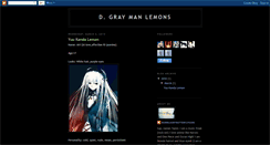 Desktop Screenshot of dgraymanlemons.blogspot.com