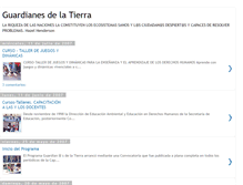 Tablet Screenshot of guardianesdelatierra.blogspot.com