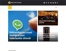 Tablet Screenshot of elektronikurunler.blogspot.com
