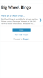 Mobile Screenshot of bigwheelbingo.blogspot.com