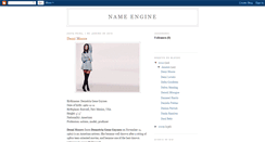 Desktop Screenshot of namengine.blogspot.com