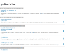 Tablet Screenshot of gestaocriativa.blogspot.com