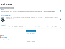 Tablet Screenshot of mini-bloggy.blogspot.com