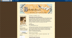 Desktop Screenshot of bellamiabeads-giveaway.blogspot.com