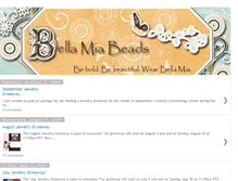 Tablet Screenshot of bellamiabeads-giveaway.blogspot.com