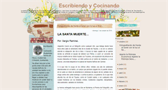 Desktop Screenshot of escribiendoycocinando.blogspot.com