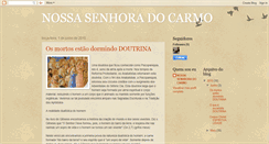 Desktop Screenshot of nossasenhoradocarmo2.blogspot.com