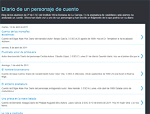 Tablet Screenshot of diariodepersonaje.blogspot.com