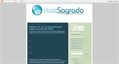 Desktop Screenshot of hostsagrado.blogspot.com