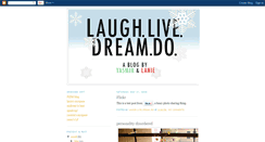 Desktop Screenshot of laughlivedreamdo.blogspot.com