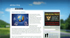 Desktop Screenshot of akhdyo.blogspot.com